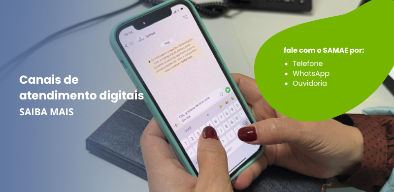 Atendimento do SAMAE de Ibiporã pode ser feito por telefone, WhatsApp ou ouvidor