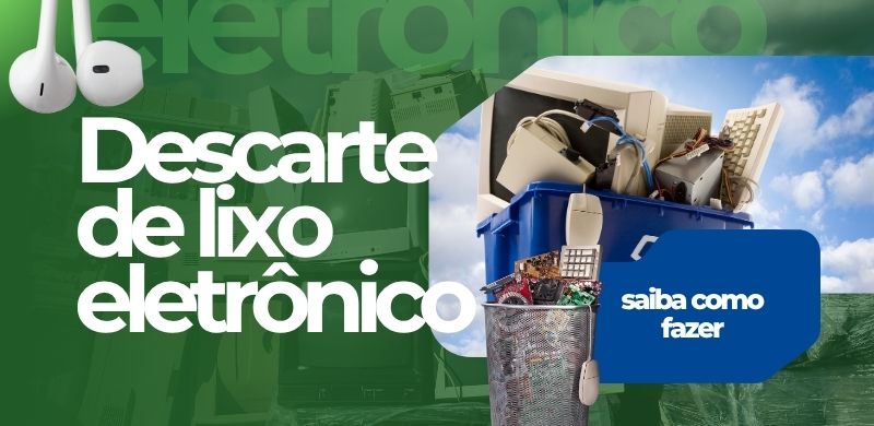 Descarte de lixo eletrônico pode ser feito de duas formas em Ibiporã