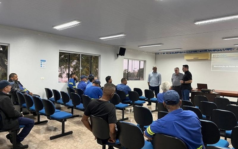 SAMAE realiza treinamento especializado para encanadores de água e esgoto em Ibiporã